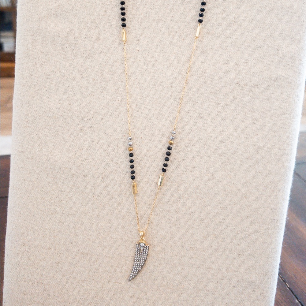 Stella & Dot x Rebecca Minkoff Janson Horn pendant